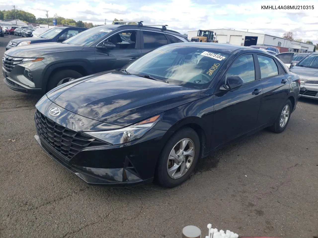 KMHLL4AG8MU210315 2021 Hyundai Elantra Se