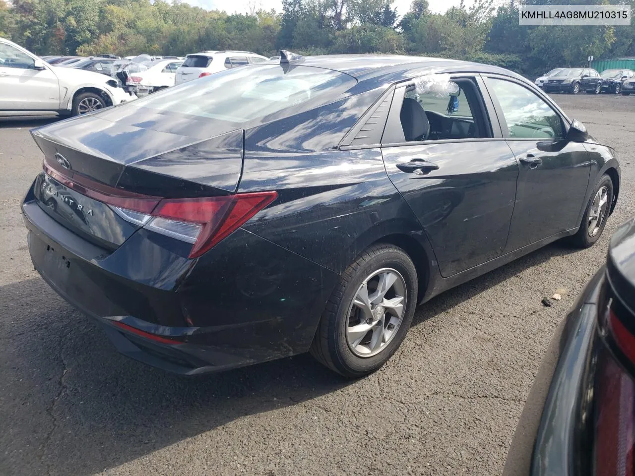 2021 Hyundai Elantra Se VIN: KMHLL4AG8MU210315 Lot: 73475184