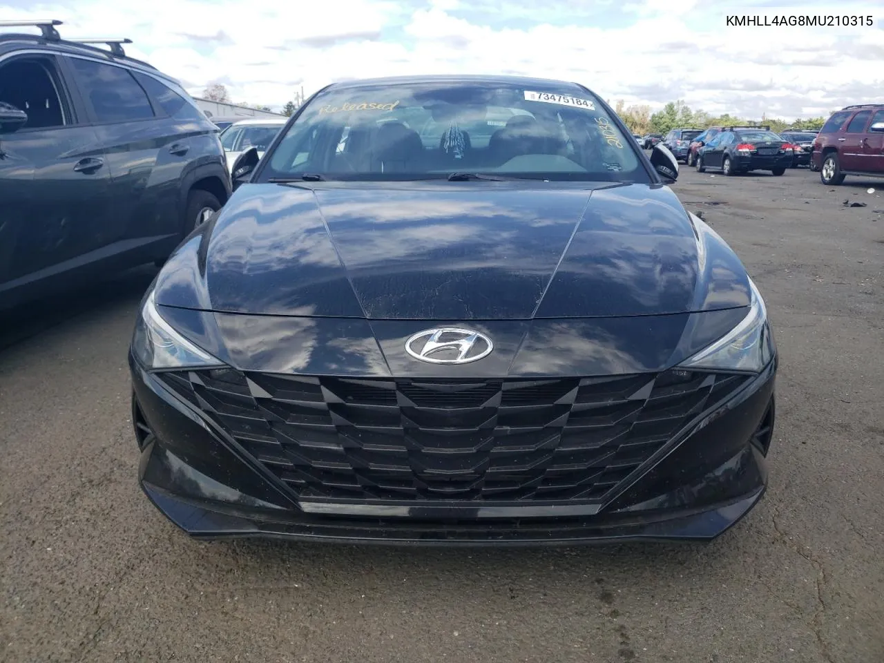 KMHLL4AG8MU210315 2021 Hyundai Elantra Se