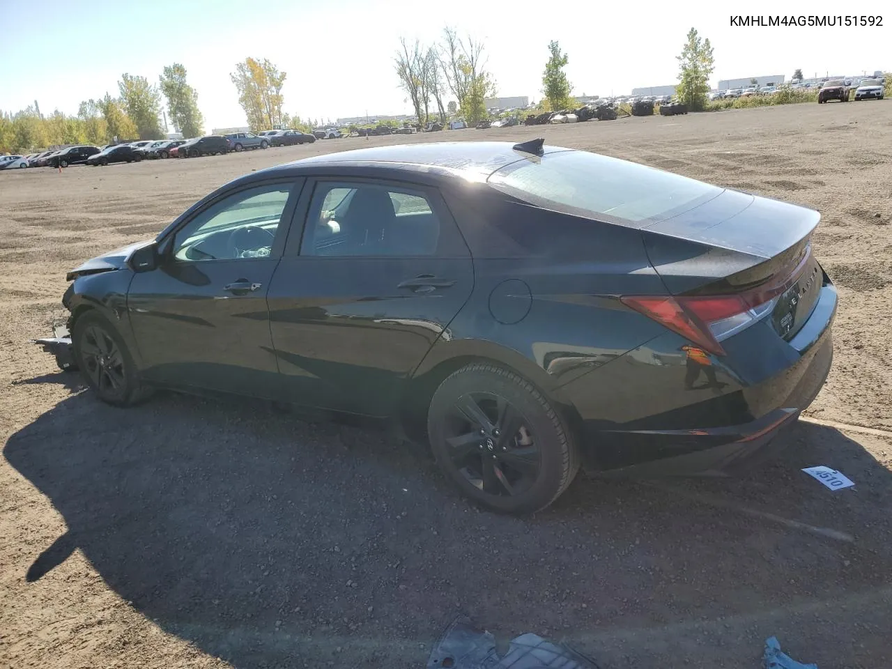 2021 Hyundai Elantra Sel VIN: KMHLM4AG5MU151592 Lot: 73667094