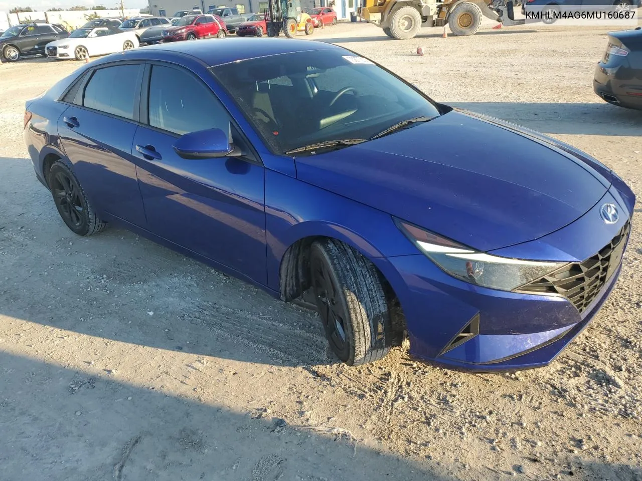 2021 Hyundai Elantra Sel VIN: KMHLM4AG6MU160687 Lot: 73677214