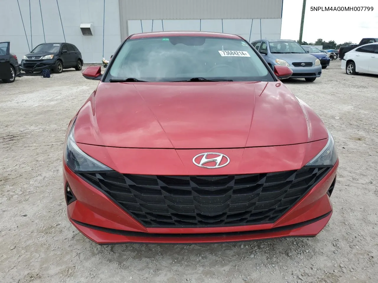 2021 Hyundai Elantra Sel VIN: 5NPLM4AG0MH007799 Lot: 73684214