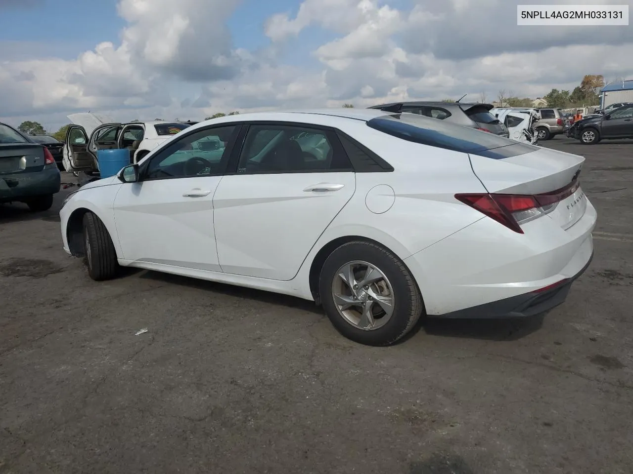 2021 Hyundai Elantra Se VIN: 5NPLL4AG2MH033131 Lot: 73916204