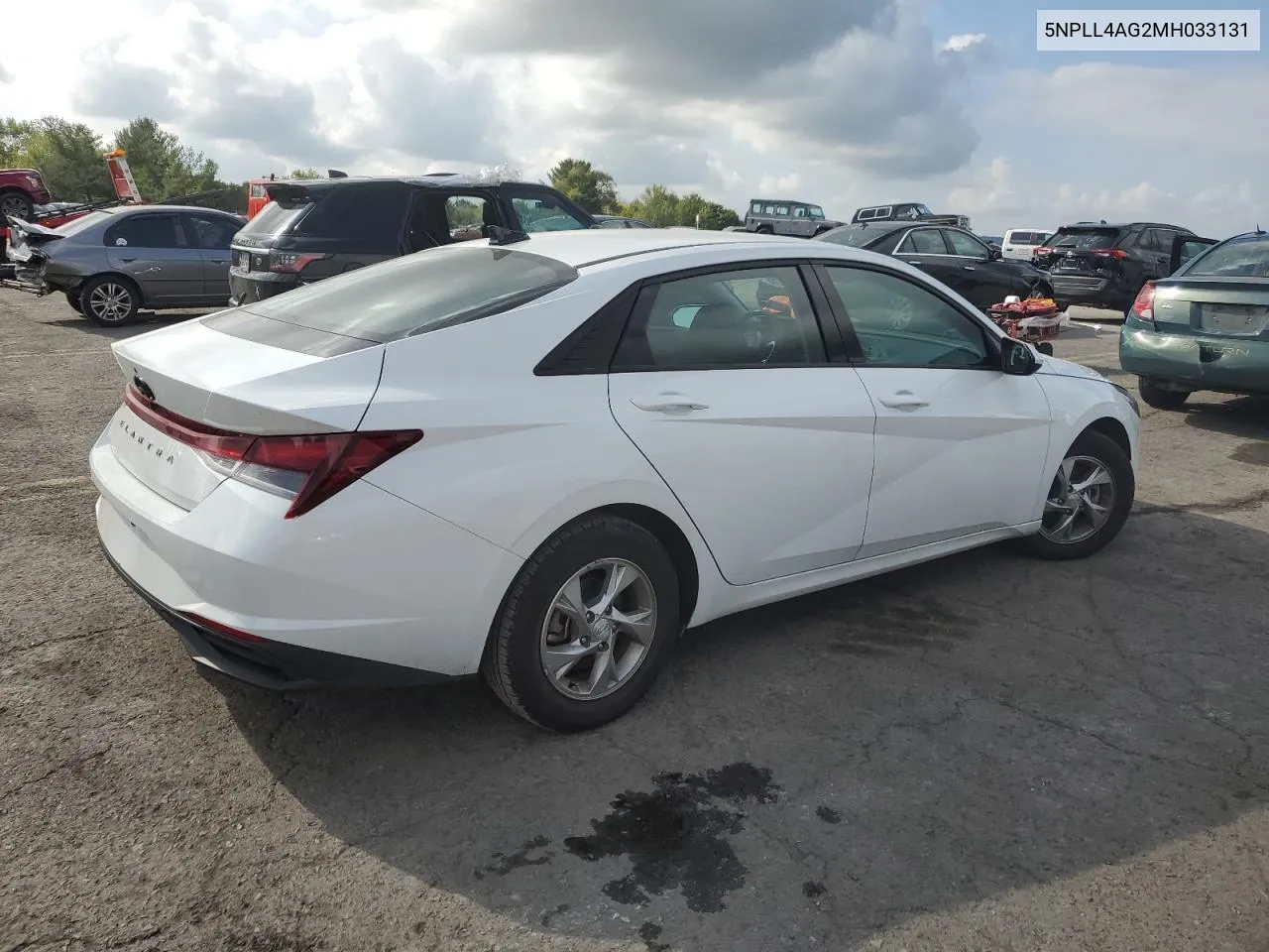 2021 Hyundai Elantra Se VIN: 5NPLL4AG2MH033131 Lot: 73916204