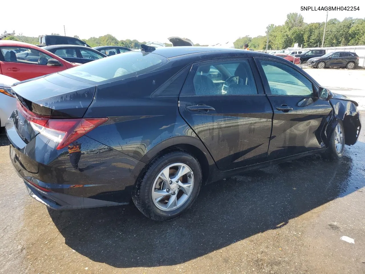 2021 Hyundai Elantra Se VIN: 5NPLL4AG8MH042254 Lot: 74126424