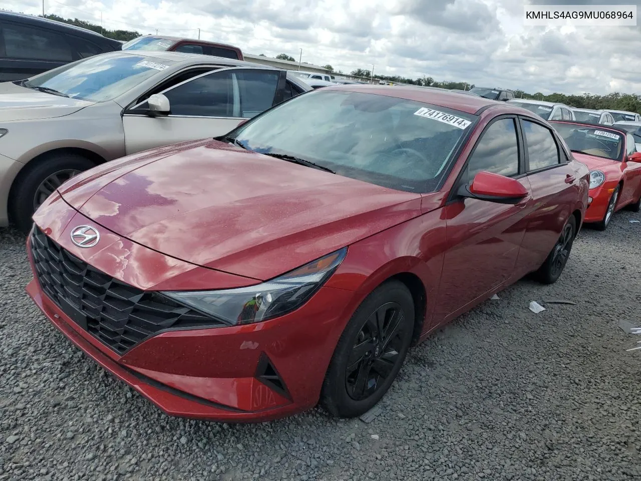 KMHLS4AG9MU068964 2021 Hyundai Elantra Sel