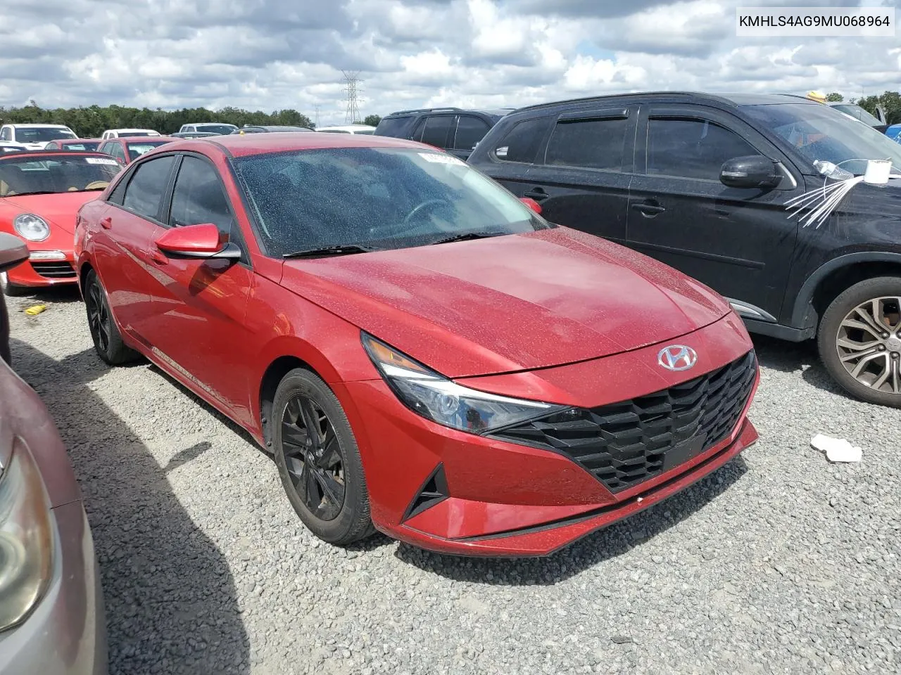 KMHLS4AG9MU068964 2021 Hyundai Elantra Sel