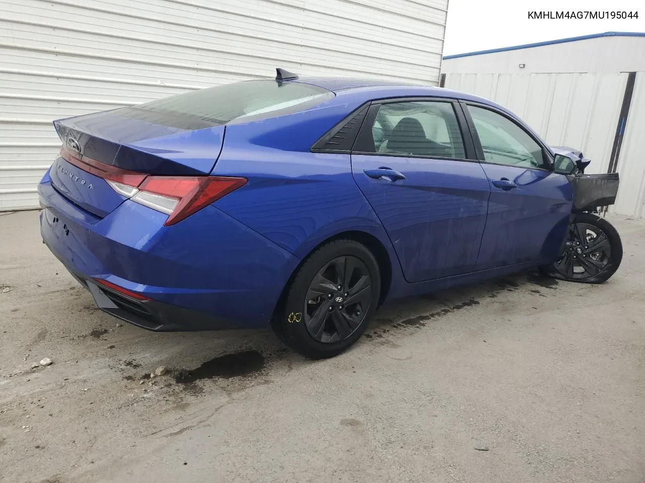 2021 Hyundai Elantra Sel VIN: KMHLM4AG7MU195044 Lot: 75237074