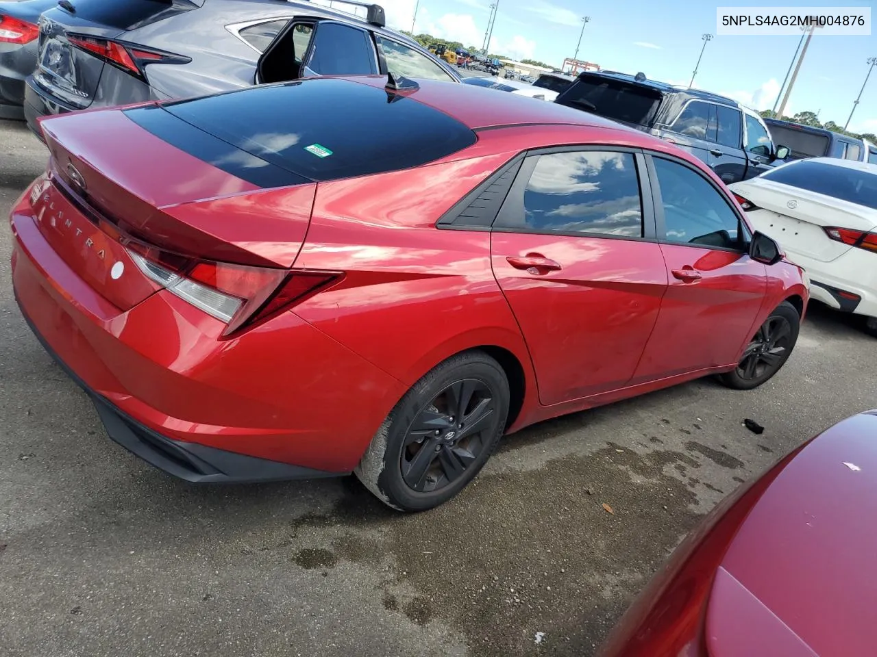 5NPLS4AG2MH004876 2021 Hyundai Elantra Sel