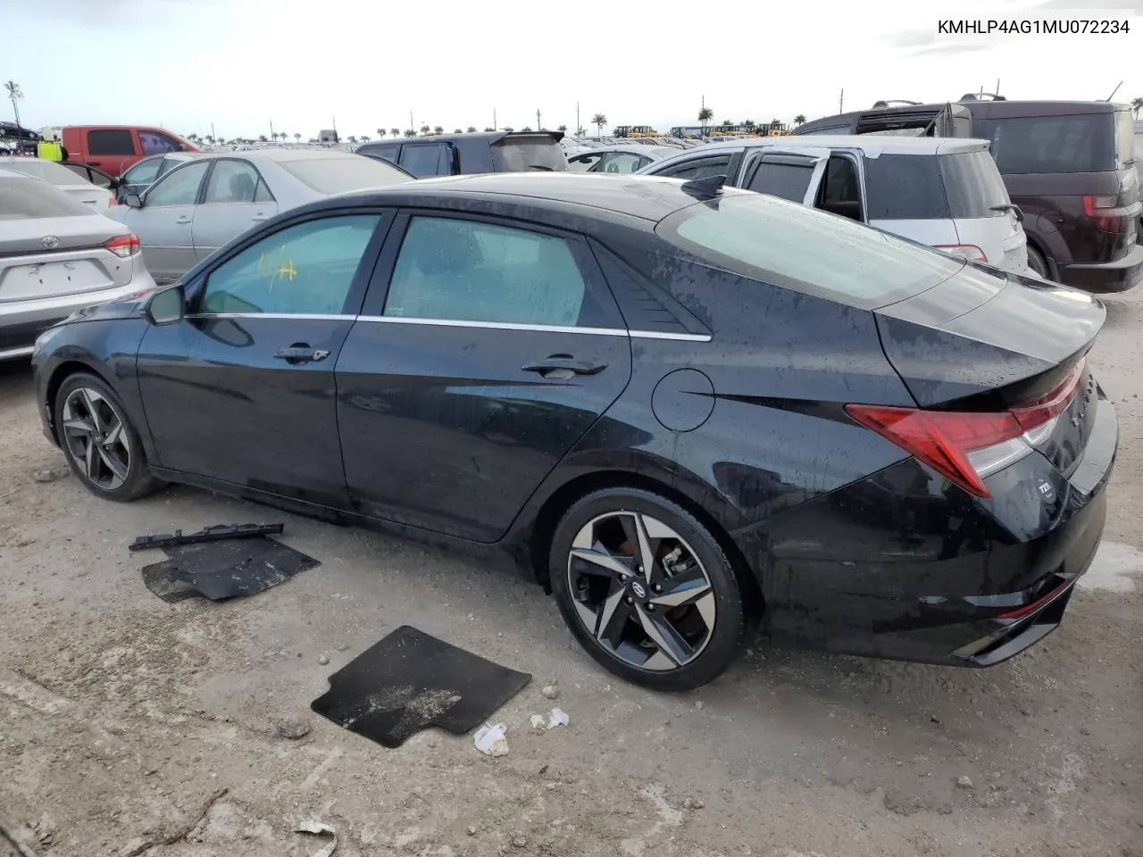 2021 Hyundai Elantra Limited VIN: KMHLP4AG1MU072234 Lot: 76122974