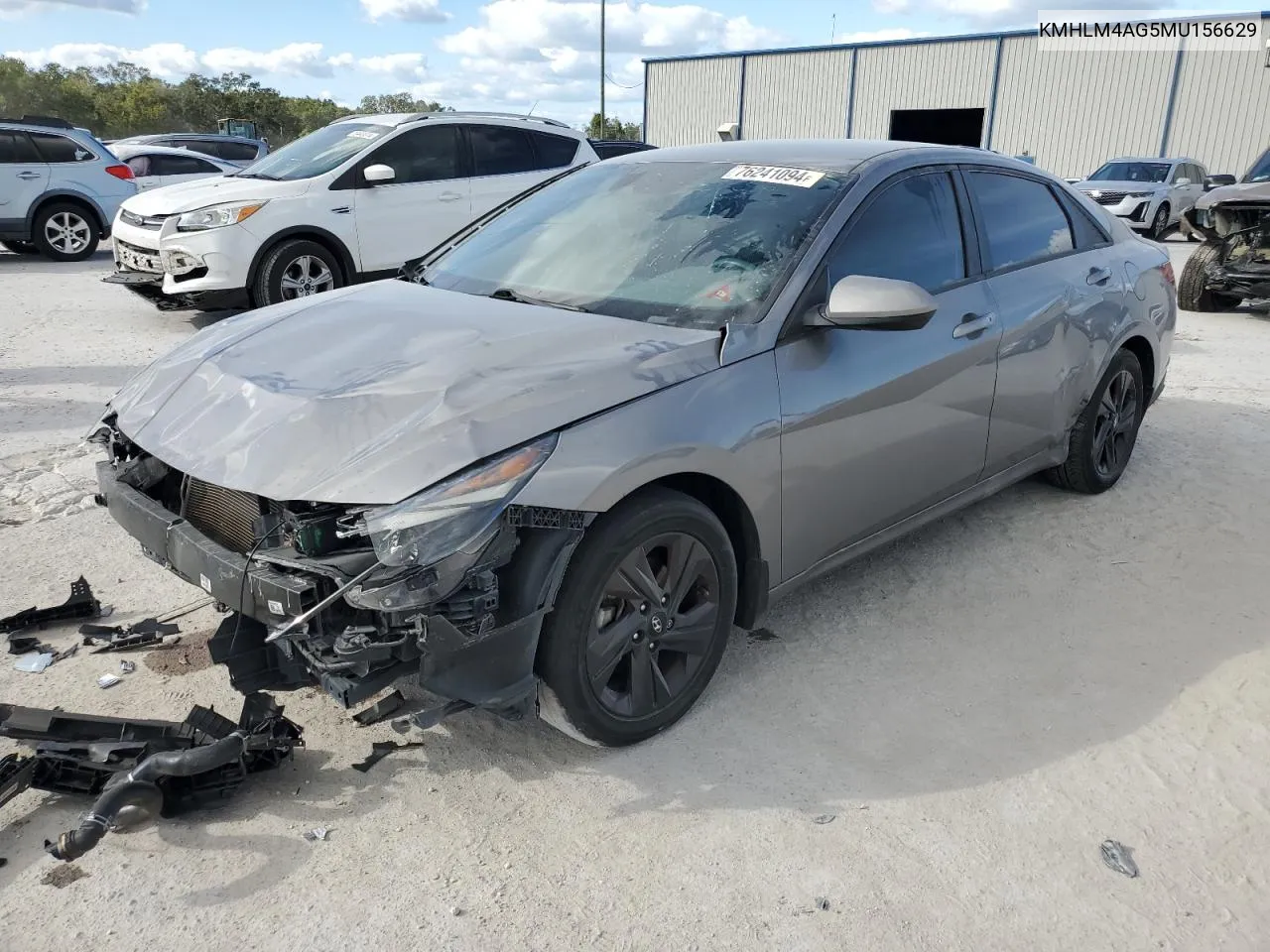 2021 Hyundai Elantra Sel VIN: KMHLM4AG5MU156629 Lot: 76241094