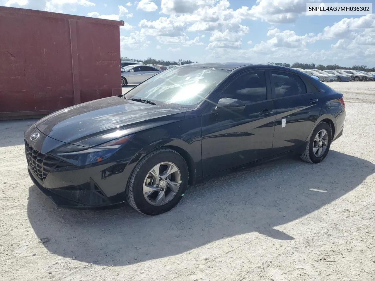 2021 Hyundai Elantra Se VIN: 5NPLL4AG7MH036302 Lot: 76415264