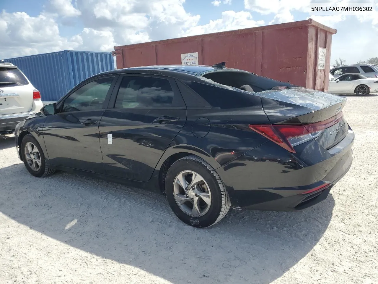 2021 Hyundai Elantra Se VIN: 5NPLL4AG7MH036302 Lot: 76415264