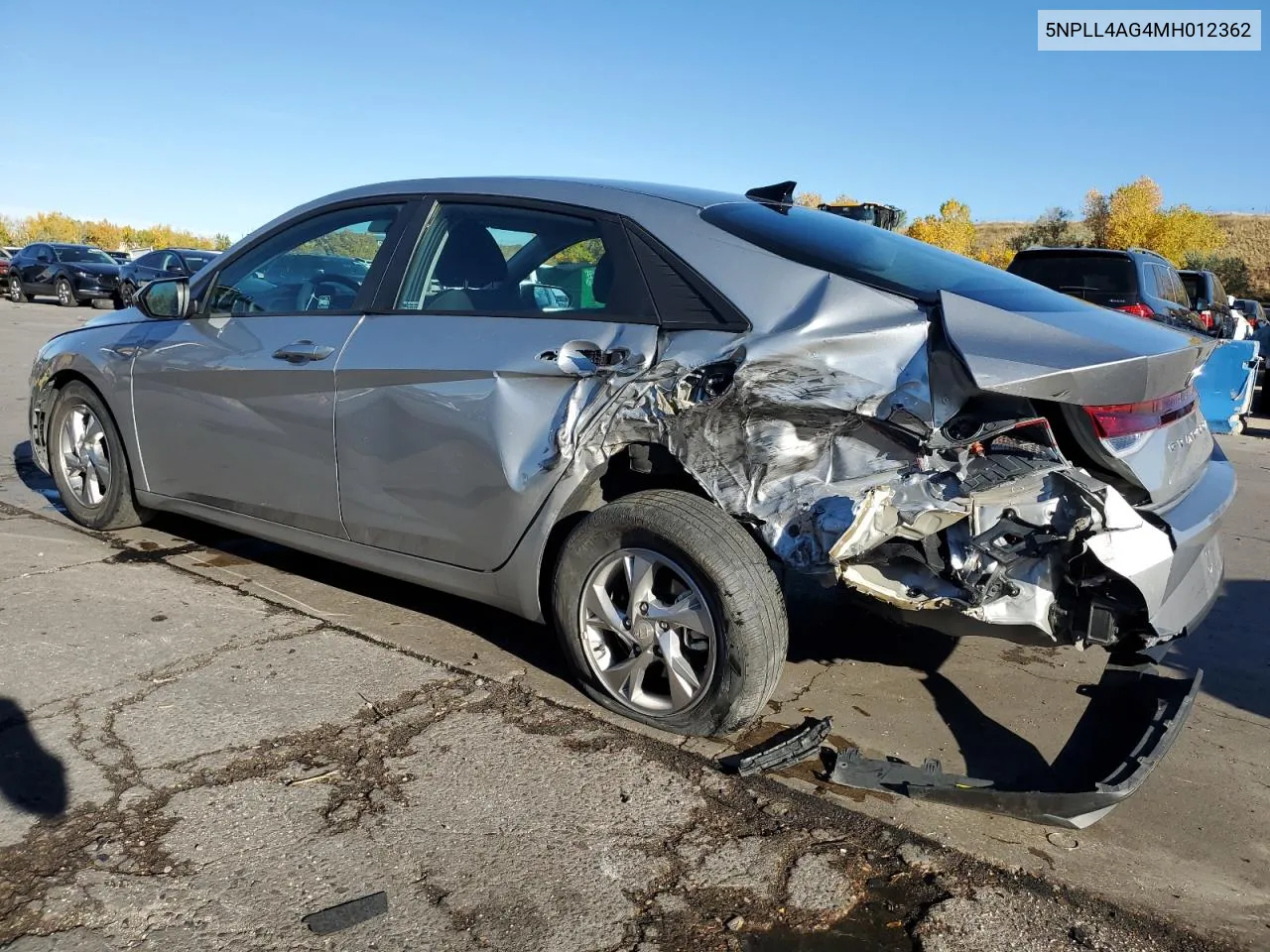 2021 Hyundai Elantra Se VIN: 5NPLL4AG4MH012362 Lot: 76891794