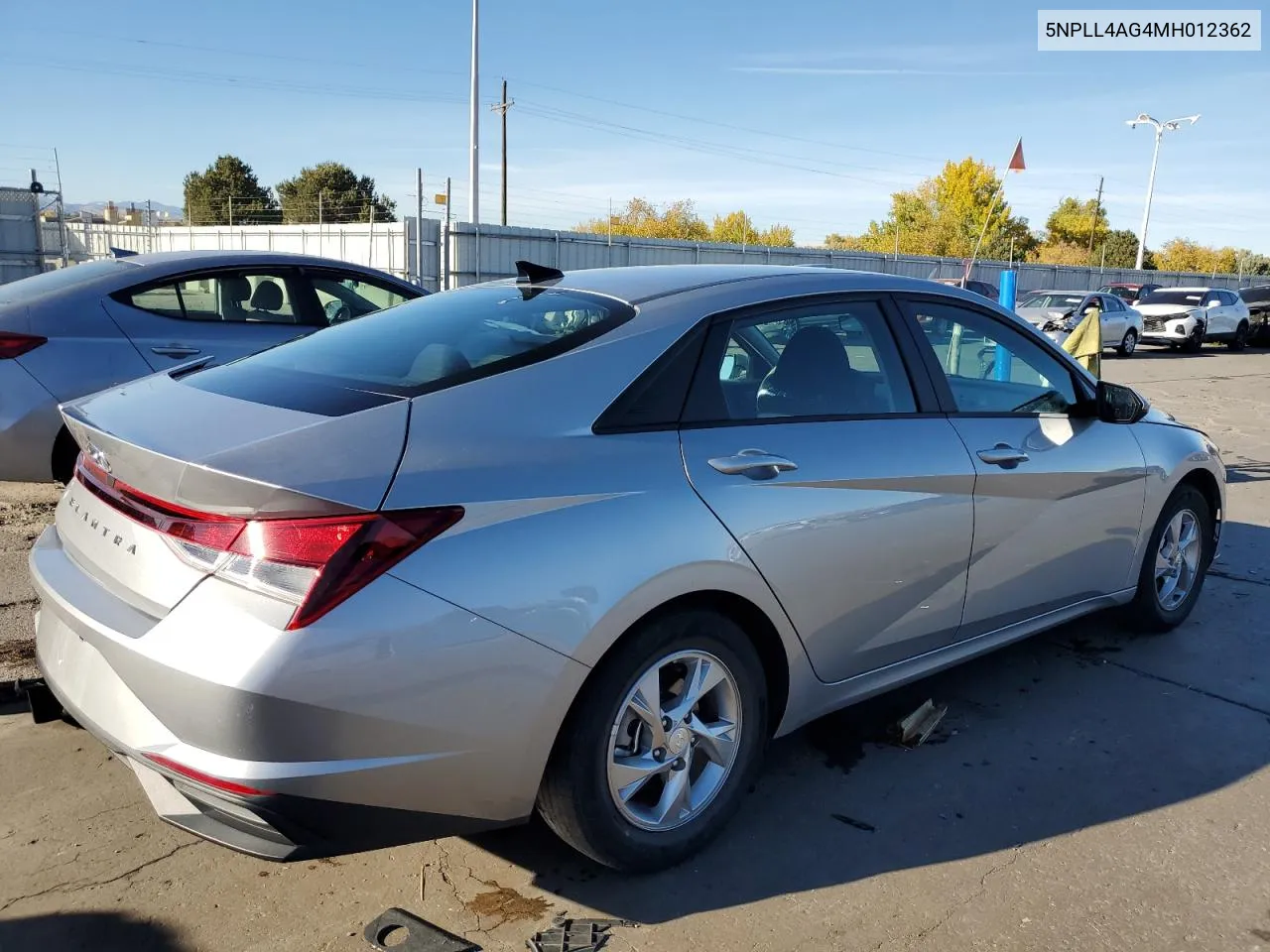 2021 Hyundai Elantra Se VIN: 5NPLL4AG4MH012362 Lot: 76891794