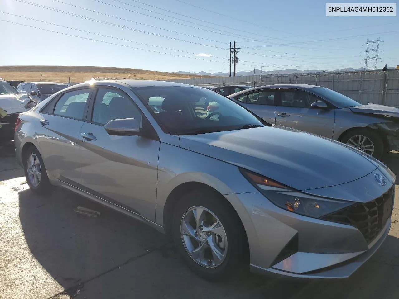 2021 Hyundai Elantra Se VIN: 5NPLL4AG4MH012362 Lot: 76891794