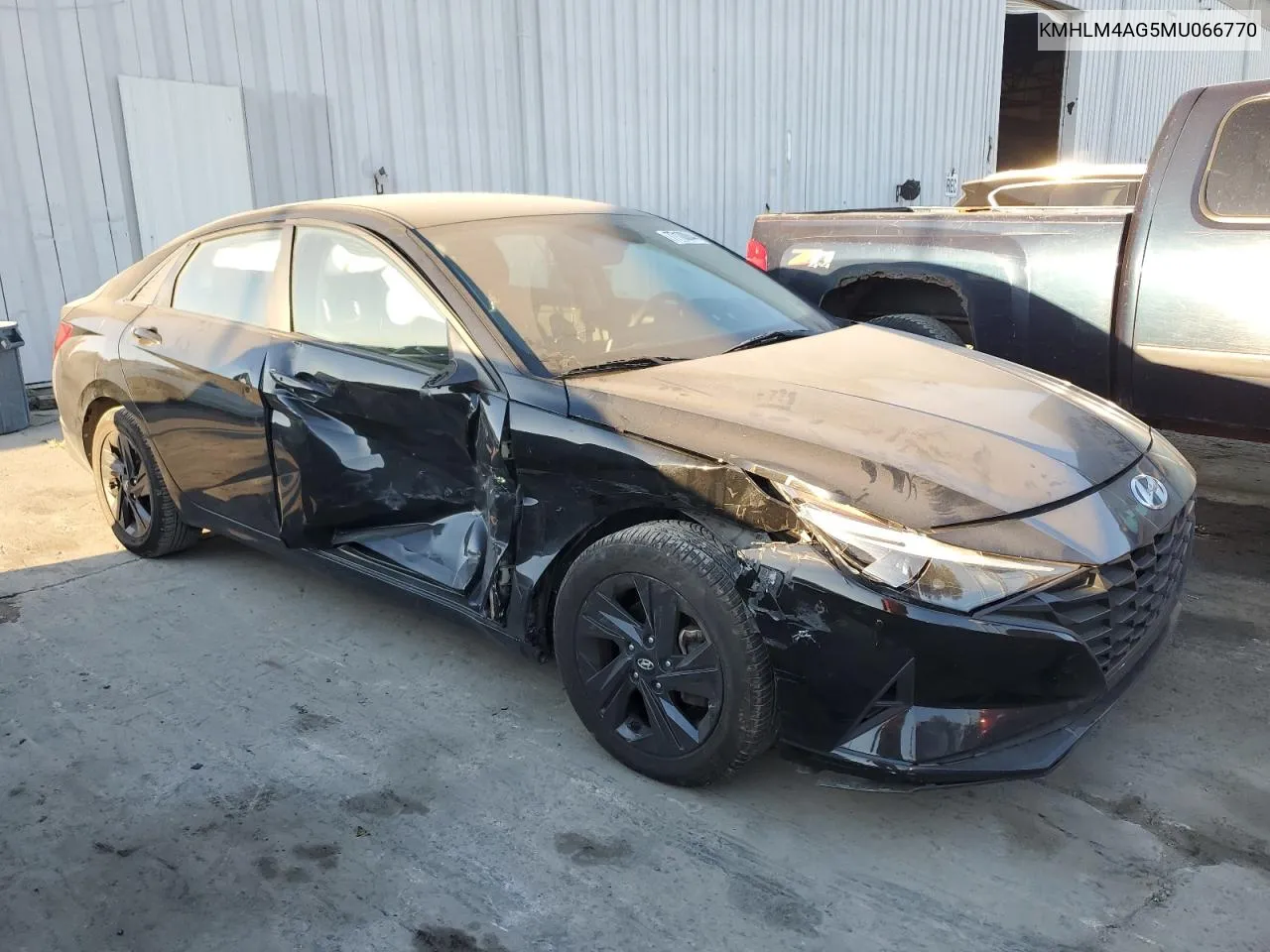 2021 Hyundai Elantra Sel VIN: KMHLM4AG5MU066770 Lot: 77100844