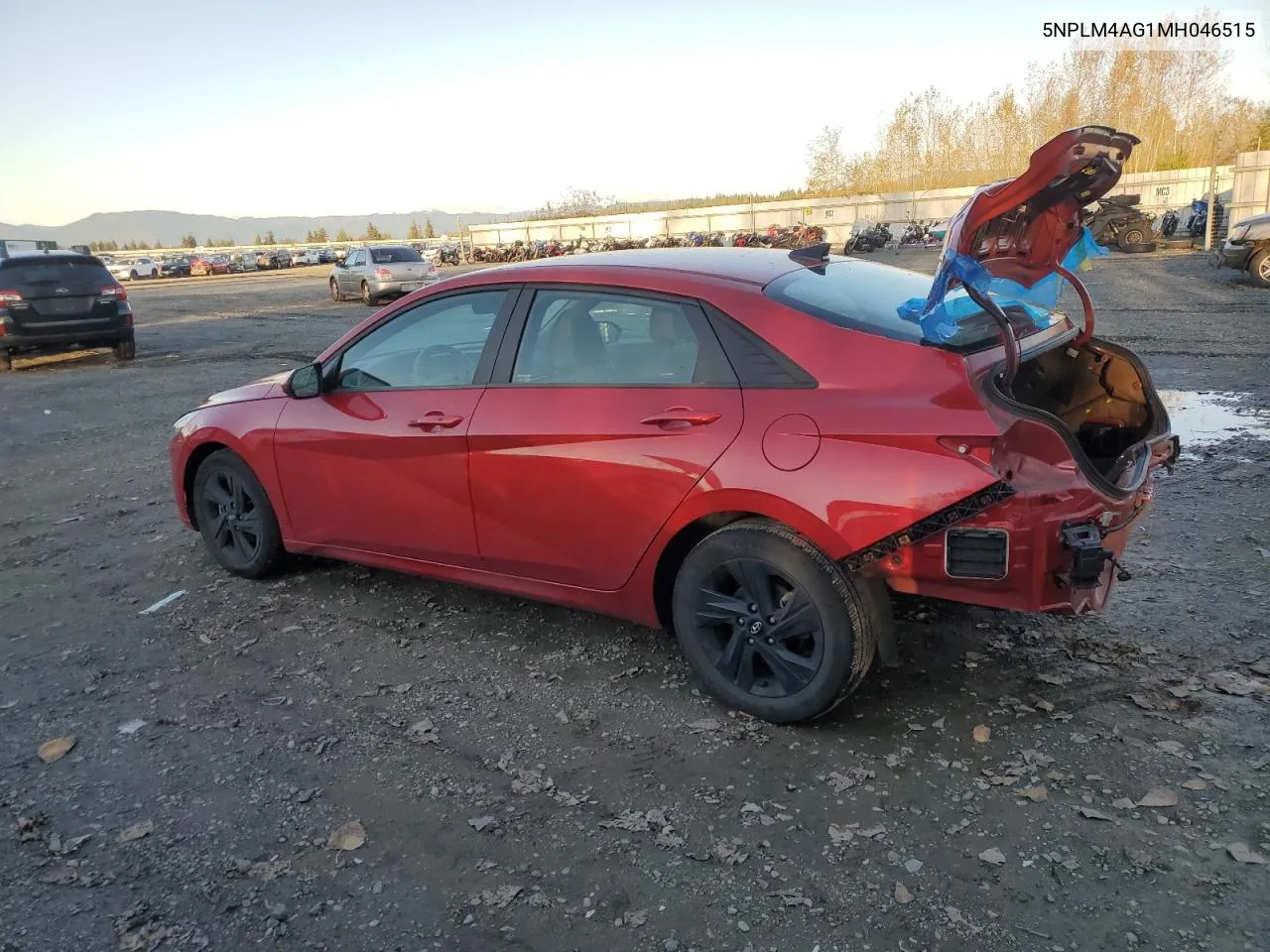 2021 Hyundai Elantra Sel VIN: 5NPLM4AG1MH046515 Lot: 77191614