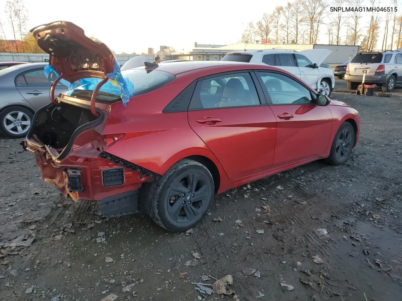 5NPLM4AG1MH046515 2021 Hyundai Elantra Sel