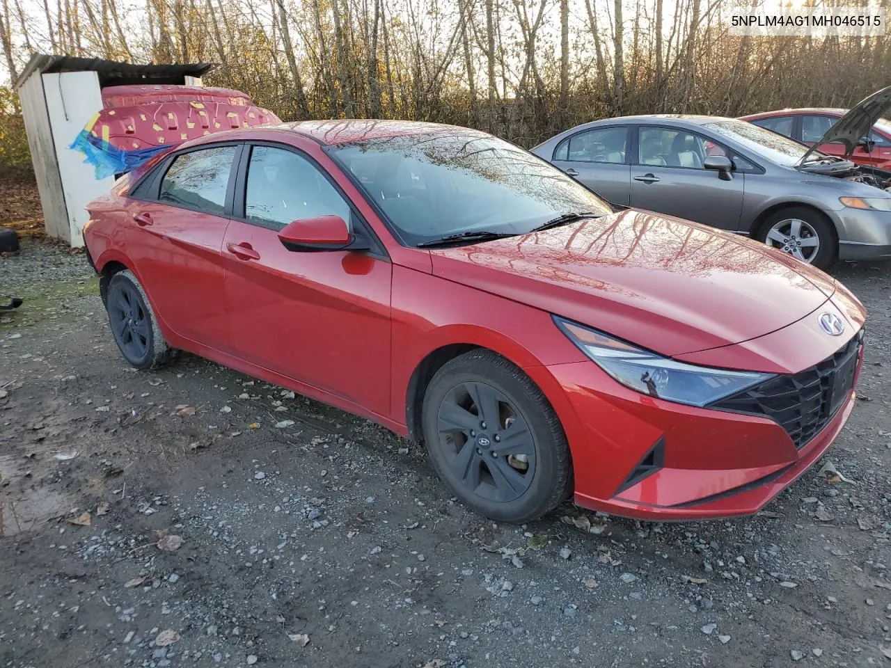 2021 Hyundai Elantra Sel VIN: 5NPLM4AG1MH046515 Lot: 77191614