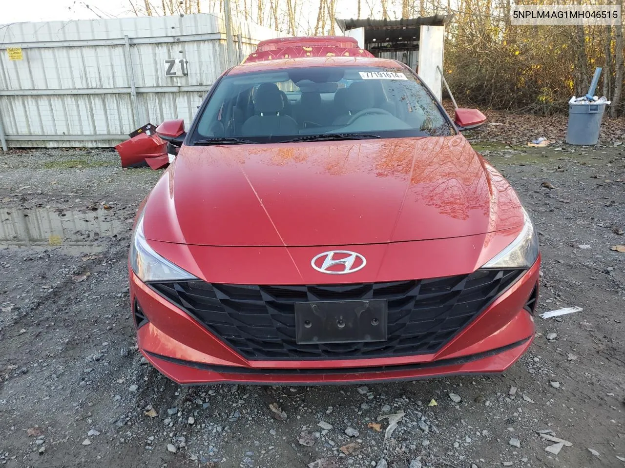 5NPLM4AG1MH046515 2021 Hyundai Elantra Sel