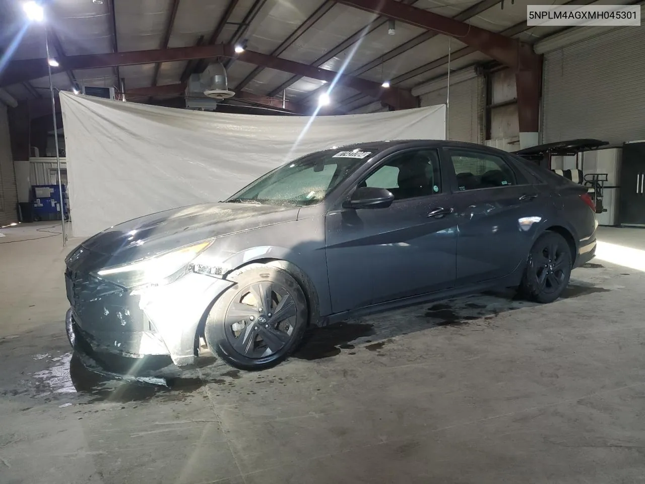 2021 Hyundai Elantra Sel VIN: 5NPLM4AGXMH045301 Lot: 77431704