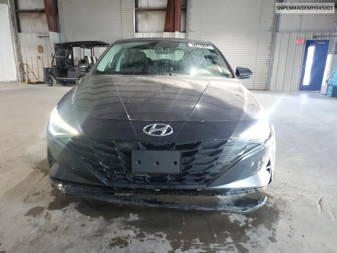 2021 Hyundai Elantra Sel VIN: 5NPLM4AGXMH045301 Lot: 77431704