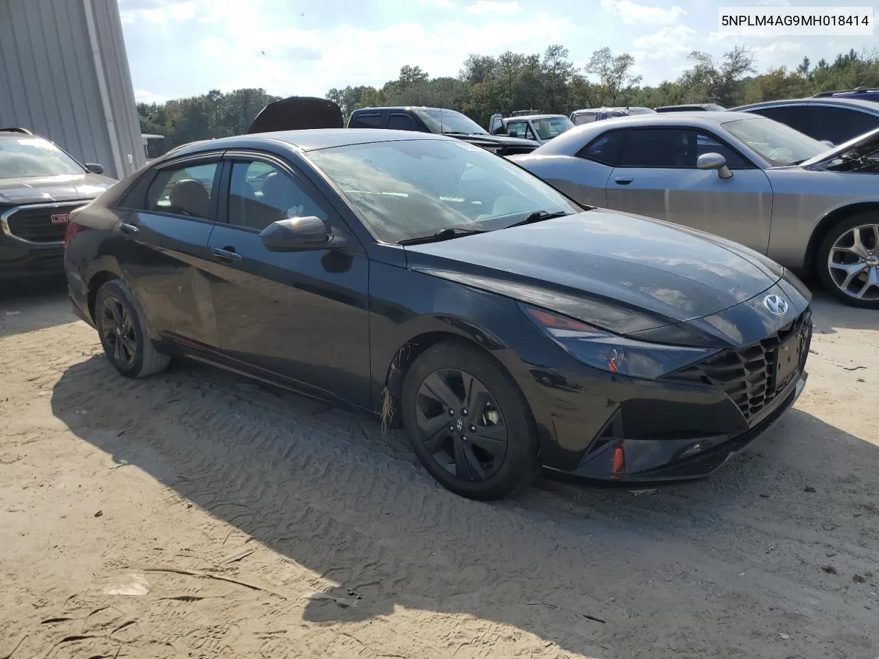 2021 Hyundai Elantra Sel VIN: 5NPLM4AG9MH018414 Lot: 77596314