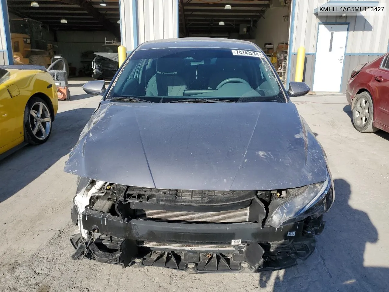 2021 Hyundai Elantra Se VIN: KMHLL4AG5MU113427 Lot: 78243234