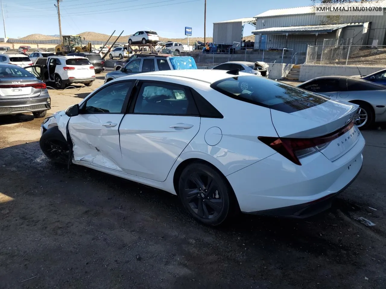 2021 Hyundai Elantra Blue VIN: KMHLM4AJ1MU010708 Lot: 81541584