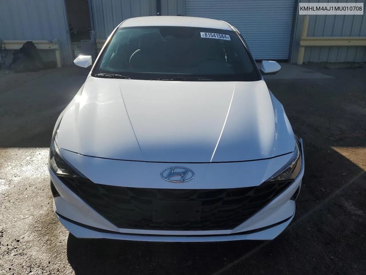 2021 Hyundai Elantra Blue VIN: KMHLM4AJ1MU010708 Lot: 81541584