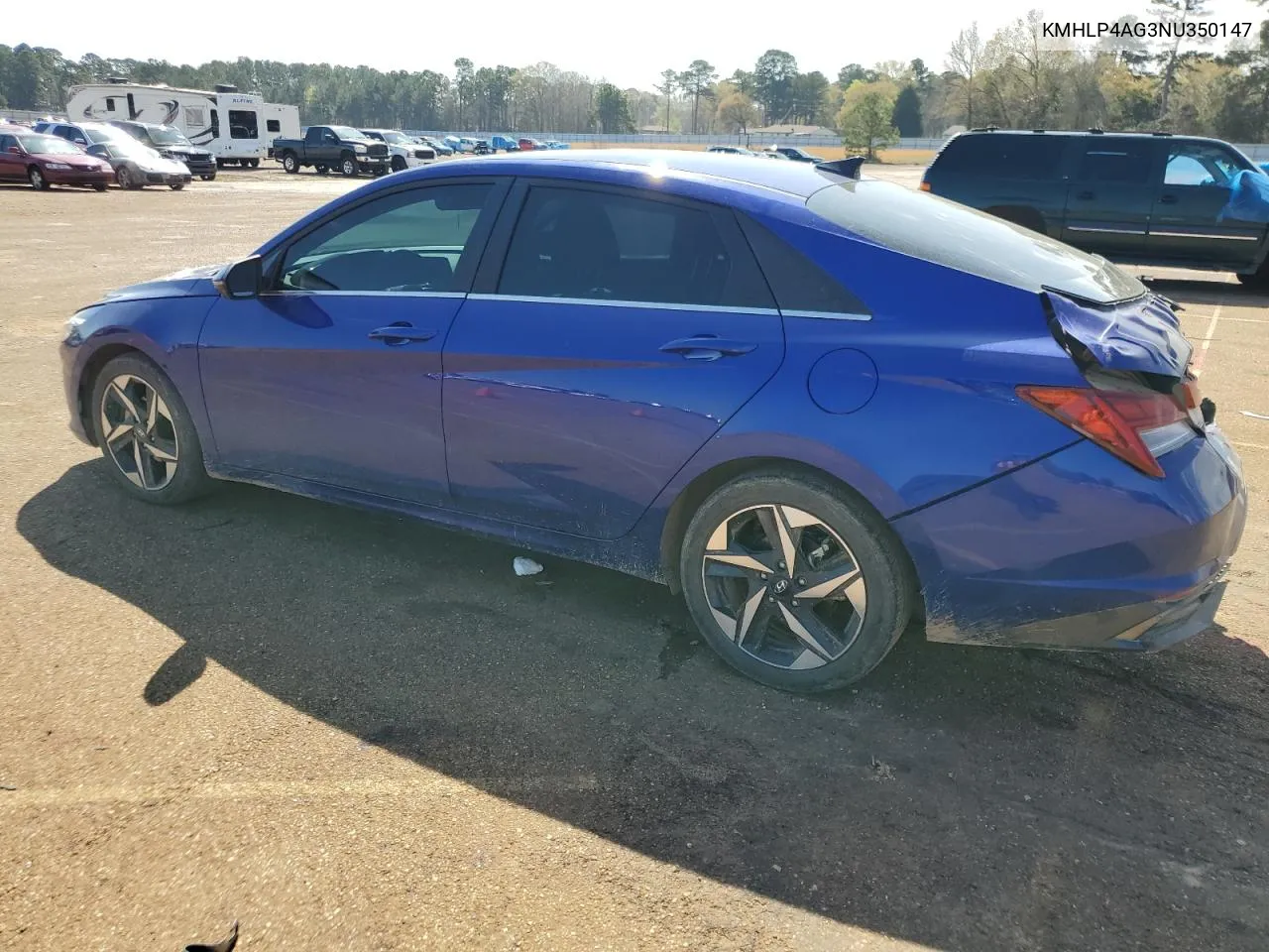 2022 Hyundai Elantra Limited VIN: KMHLP4AG3NU350147 Lot: 45610714