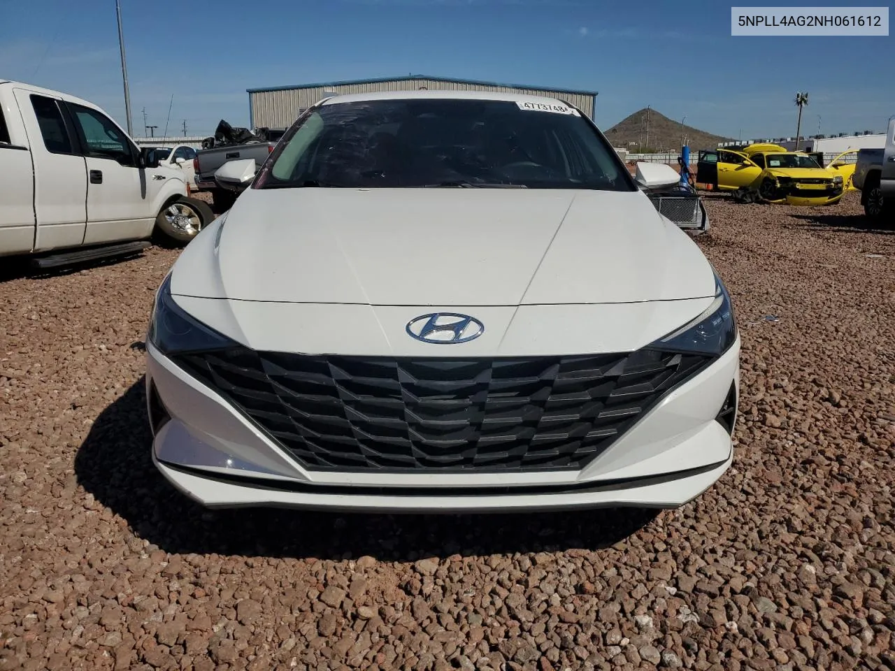 2022 Hyundai Elantra Se VIN: 5NPLL4AG2NH061612 Lot: 47737484