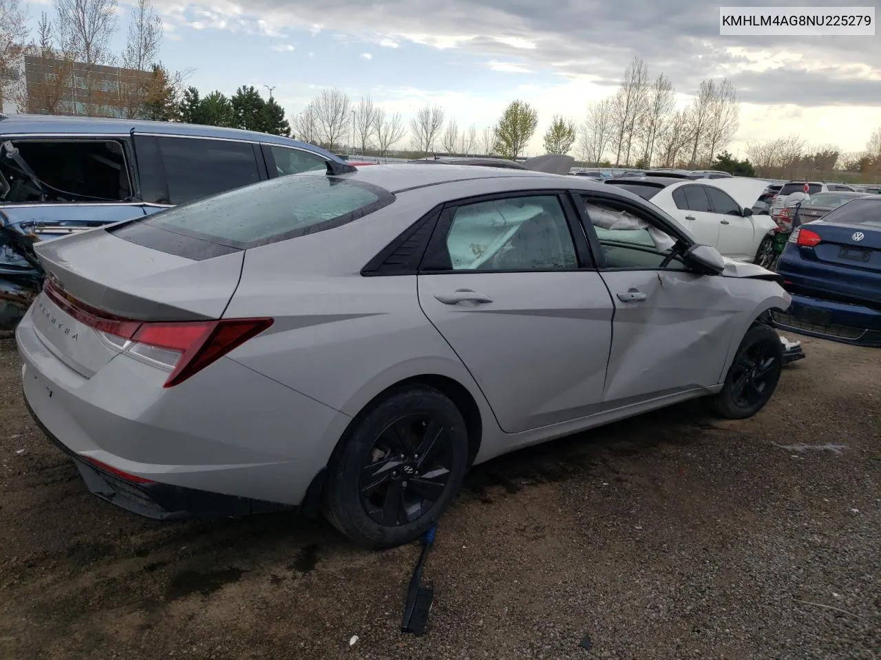 KMHLM4AG8NU225279 2022 Hyundai Elantra Sel