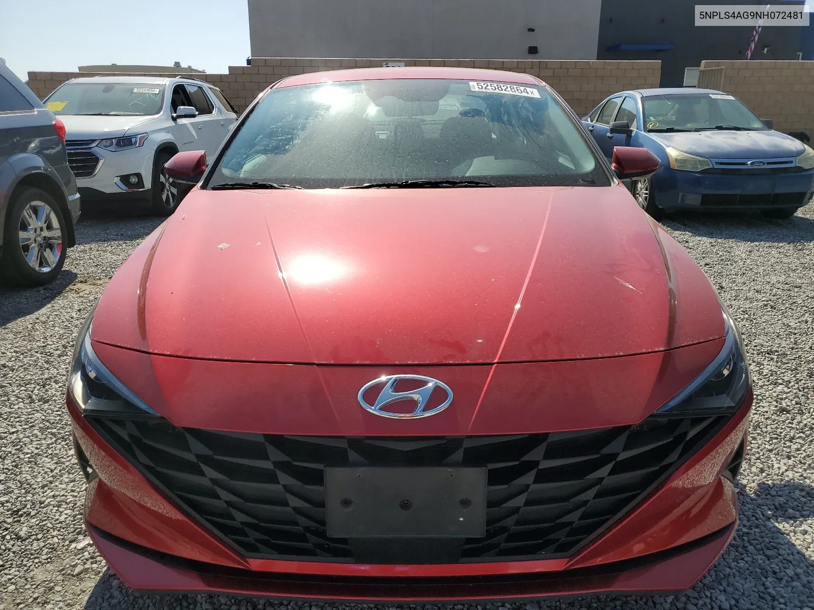 2022 Hyundai Elantra Sel VIN: 5NPLS4AG9NH072481 Lot: 52582864