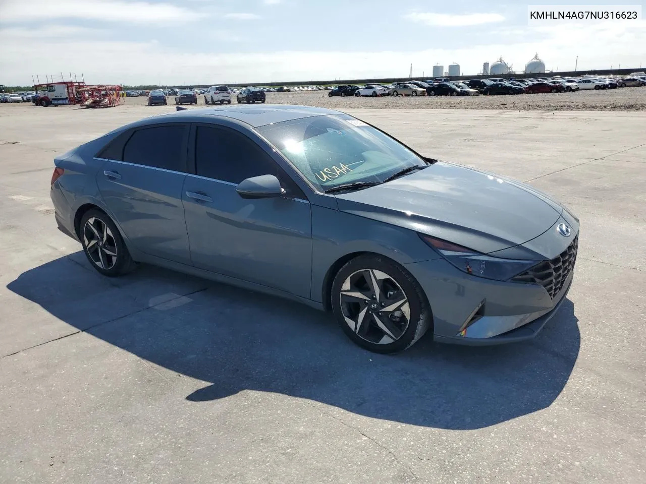 2022 Hyundai Elantra Sel VIN: KMHLN4AG7NU316623 Lot: 52728474