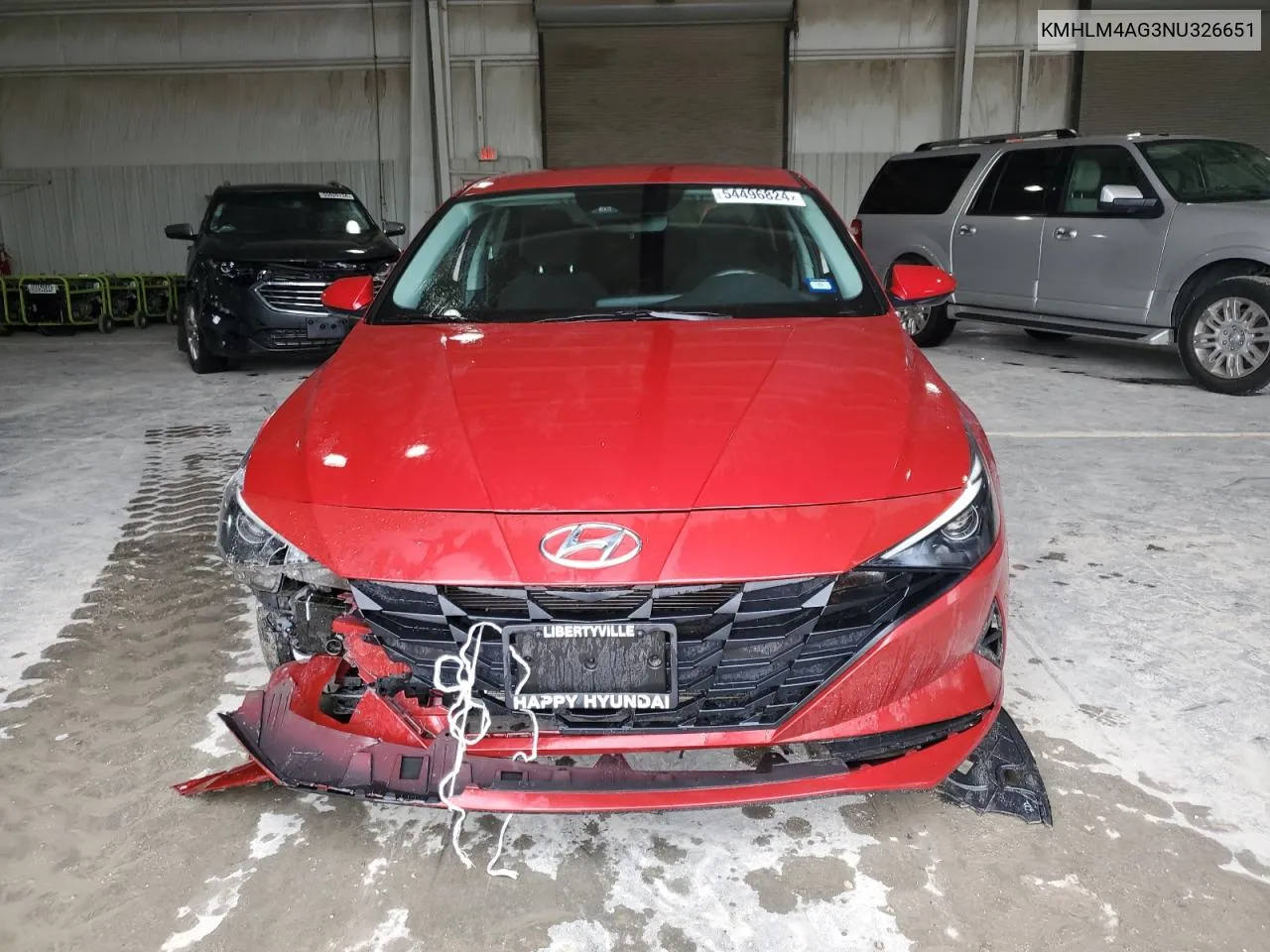 2022 Hyundai Elantra Sel VIN: KMHLM4AG3NU326651 Lot: 54496824