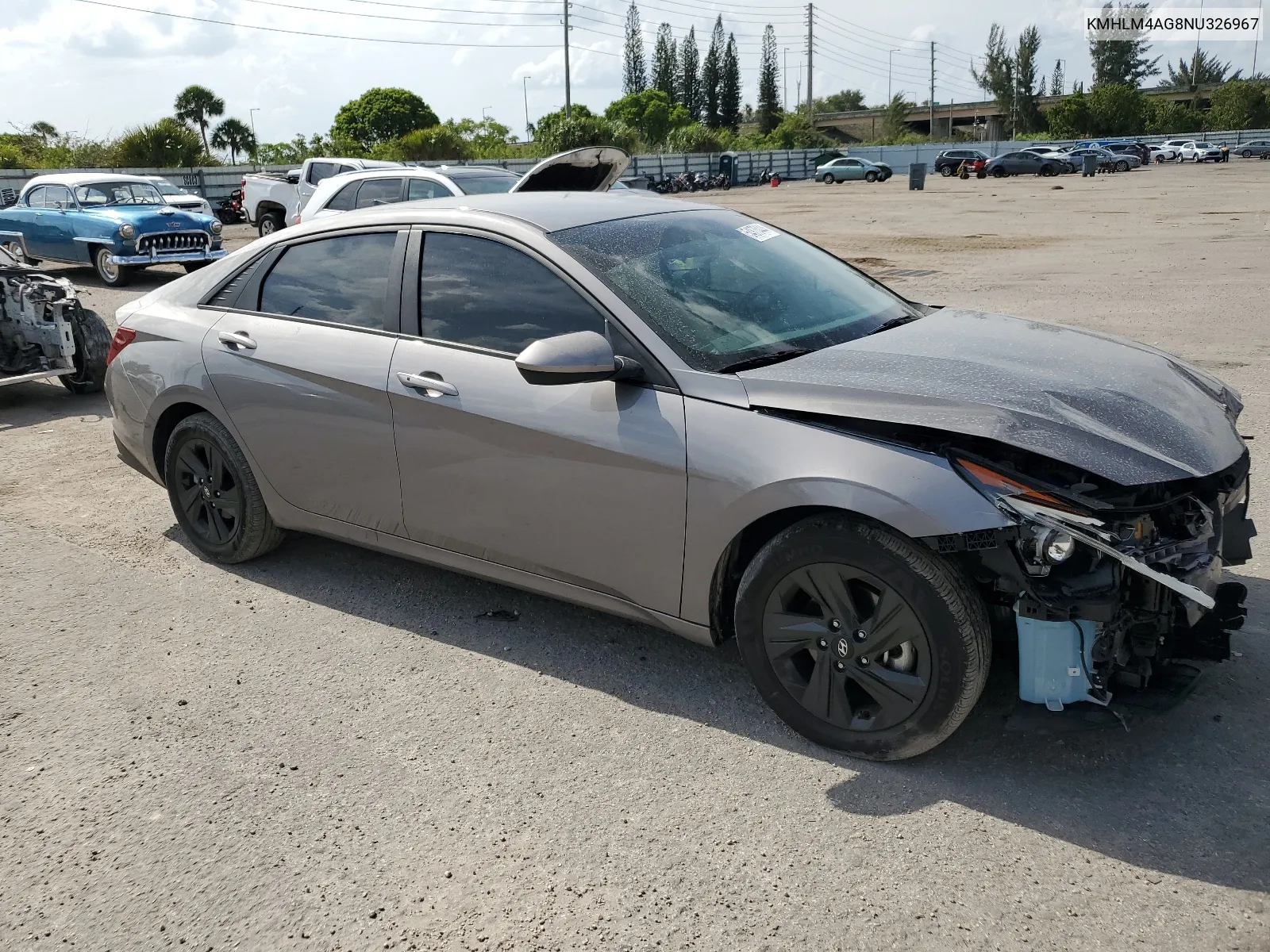 KMHLM4AG8NU326967 2022 Hyundai Elantra Sel