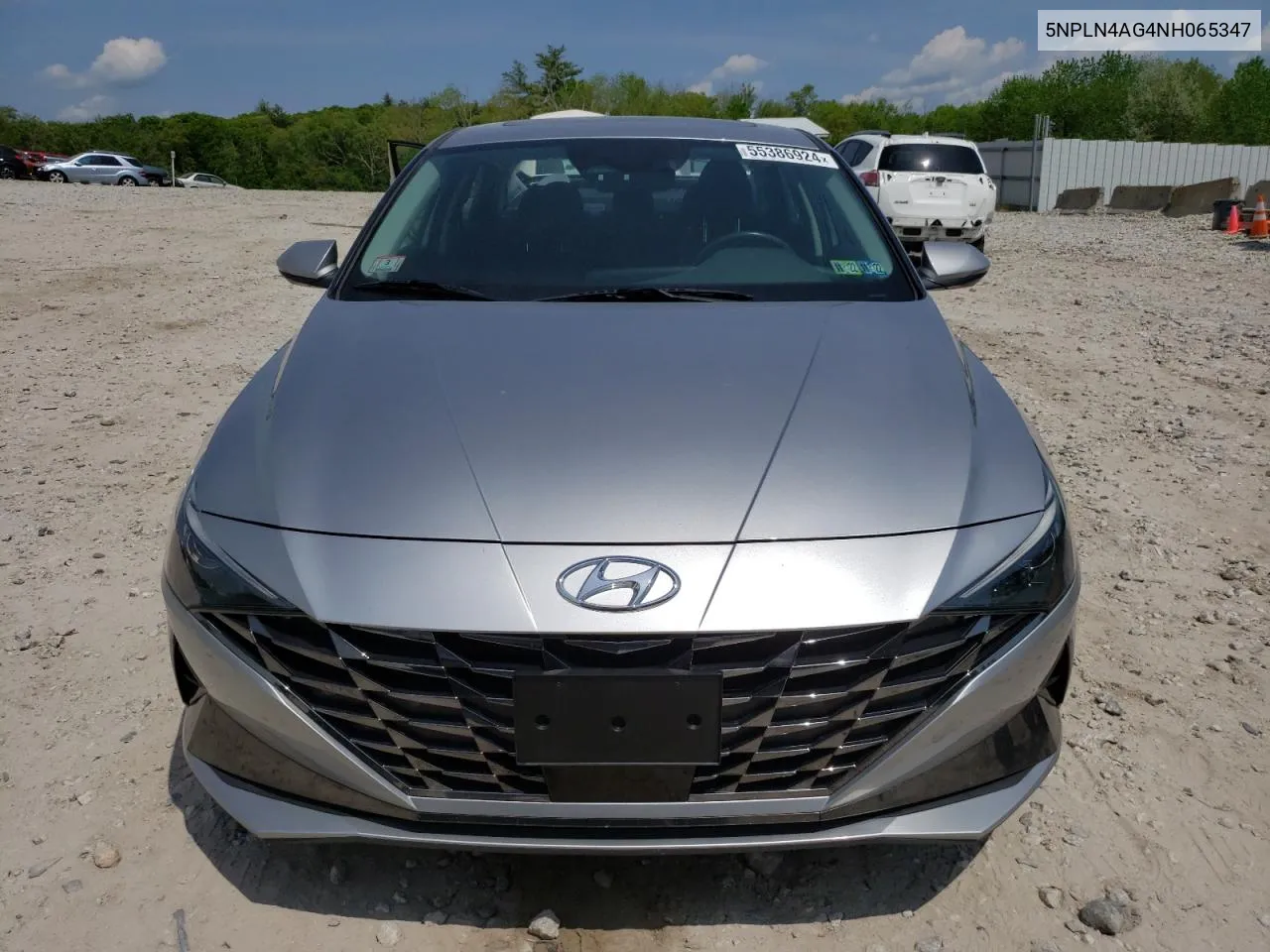 2022 Hyundai Elantra Sel VIN: 5NPLN4AG4NH065347 Lot: 55386924