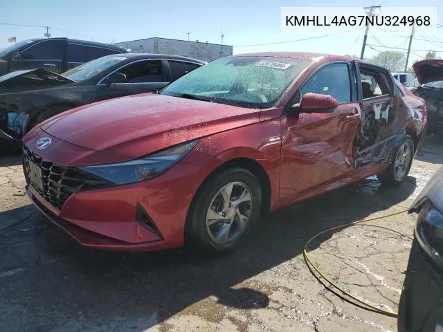 KMHLL4AG7NU324968 2022 Hyundai Elantra Se