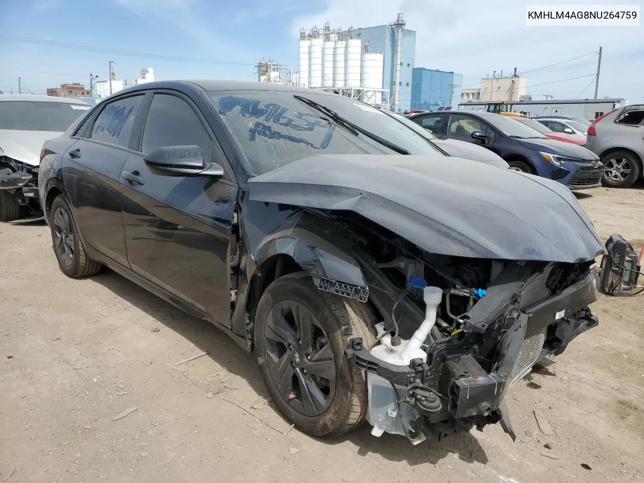 KMHLM4AG8NU264759 2022 Hyundai Elantra Sel