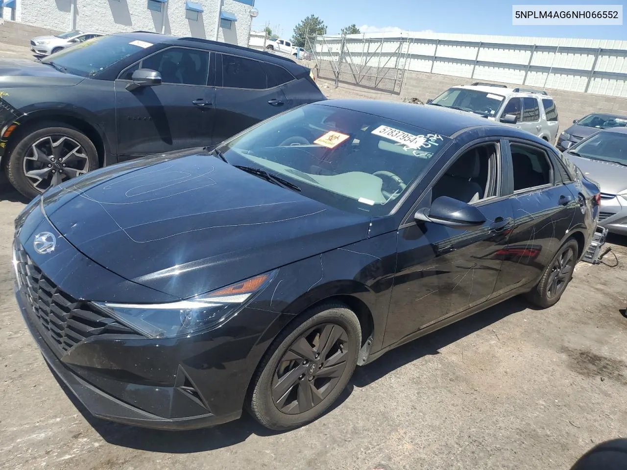 2022 Hyundai Elantra Sel VIN: 5NPLM4AG6NH066552 Lot: 57837954