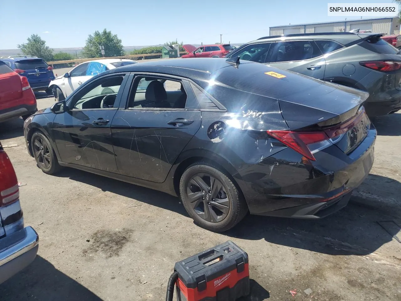 5NPLM4AG6NH066552 2022 Hyundai Elantra Sel