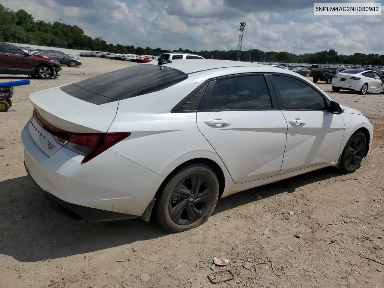 5NPLM4AG2NH080982 2022 Hyundai Elantra Sel