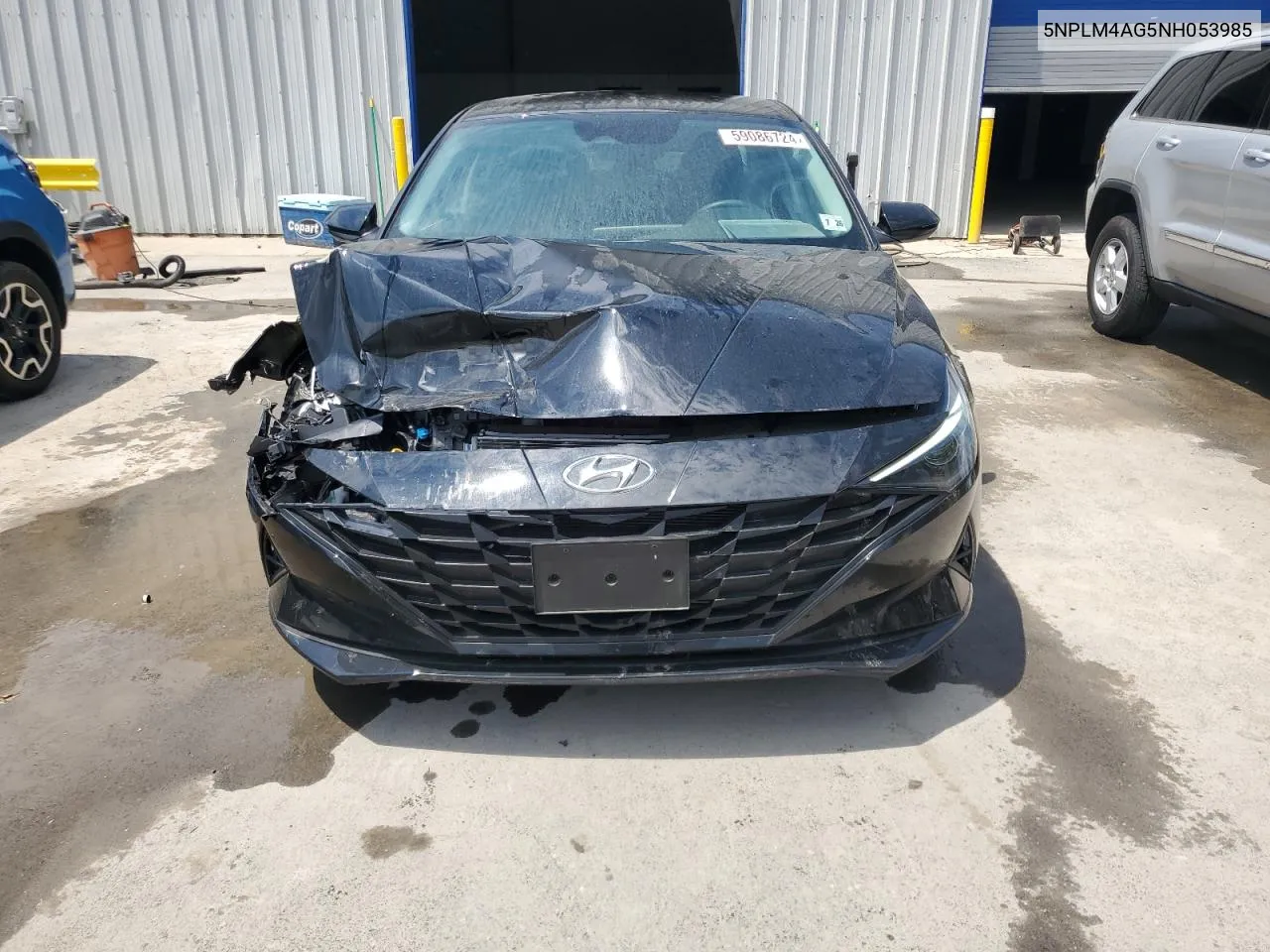 2022 Hyundai Elantra Sel VIN: 5NPLM4AG5NH053985 Lot: 59086724