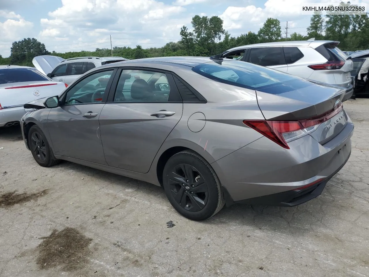 2022 Hyundai Elantra Sel VIN: KMHLM4AG5NU322553 Lot: 59445524