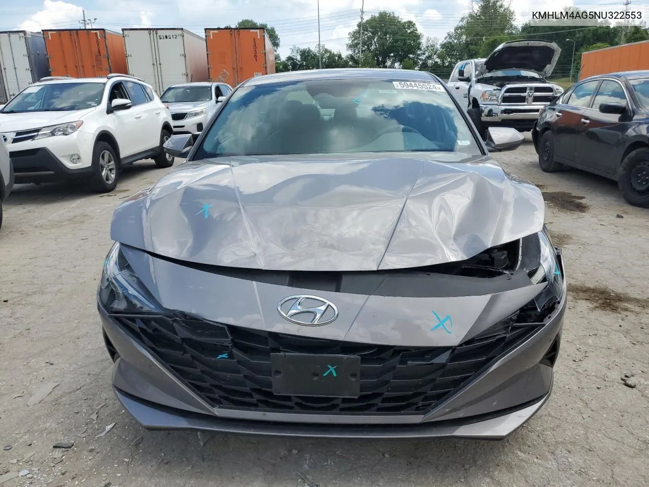 KMHLM4AG5NU322553 2022 Hyundai Elantra Sel