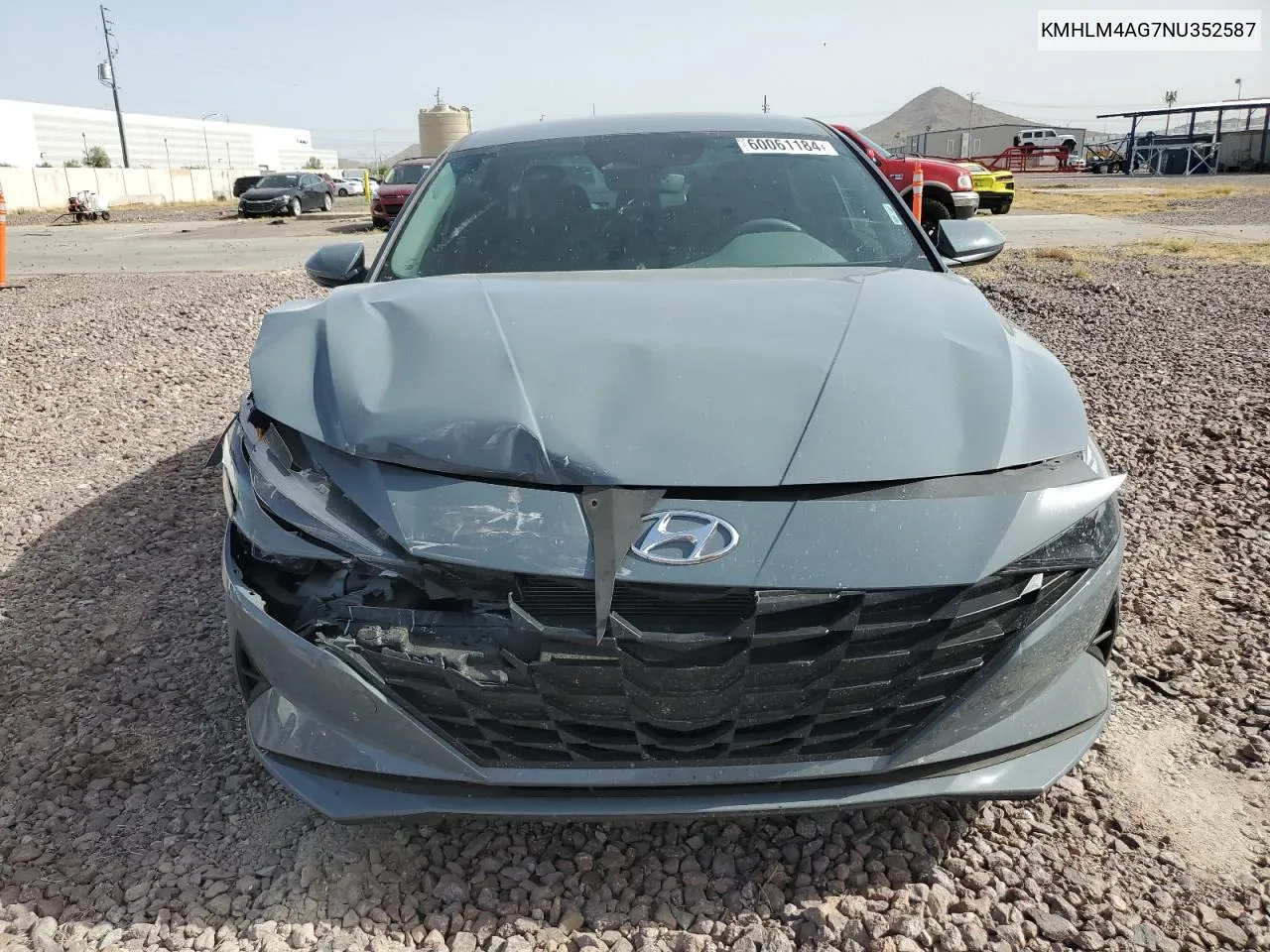 KMHLM4AG7NU352587 2022 Hyundai Elantra Sel