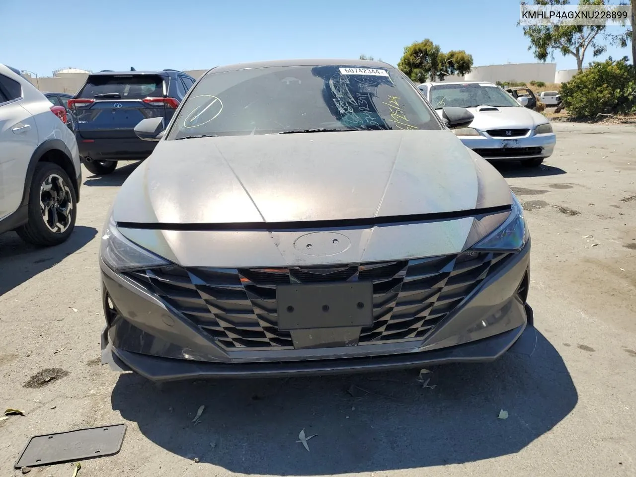 2022 Hyundai Elantra Limited VIN: KMHLP4AGXNU228899 Lot: 60742344