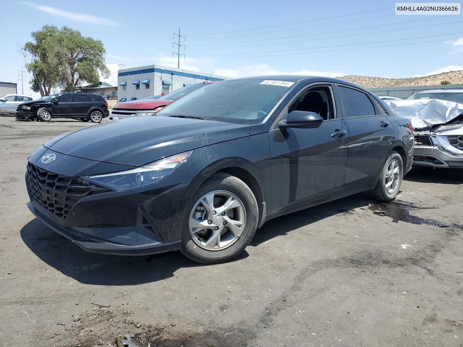 KMHLL4AG2NU366626 2022 Hyundai Elantra Se